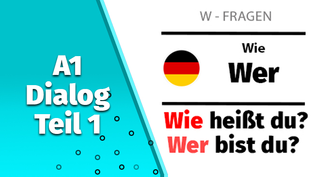 A1 Dialog Teil 1 (Lückentext)